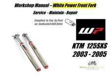 White Power KTM 125SXS