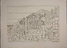 Eduard Bargheer (1901-1979) Blatt aus der Suite "Hellas" Radierung signiert