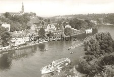 AK DDR - Halle-Kröllwitz (Saale) Dampfer - MS "Kosmos" - Anleger - Boote ~1978