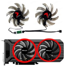 Für PNY/BBNW GTX1060 1070ti V2 GA91S2U Grafikkartenlüfter CPU-Kühler Lüfter