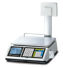 CAS Kassenwaage CTF100-15P bis 15kg mit Bondrucker, geeicht (*), mit Fiskalsp.
