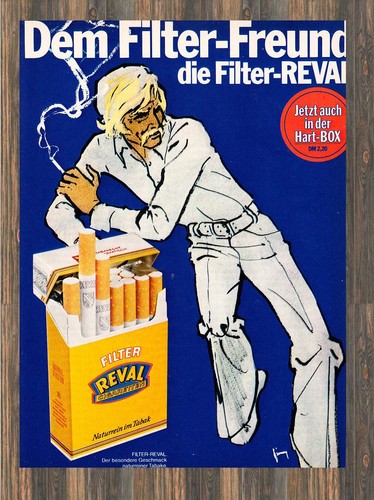 Reval reklame werbeanzeige - -,