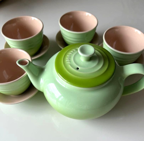 Creuset teekanne set kiwi - teekanne,