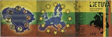 EURO KMS KURSMÜNZENSATZ LITAUEN  2015 TOURISTEN-AUSGABE