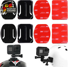 8 Stück Klebehalterung,Go Pro Helmhalterung,Go Pro Halterung Helm,Go Pro Helm Ha