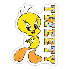 Looney Tunes Tweety Camouflage Aufkleber Sticker, max. 10 x 10 cm, 10 x 10 cm