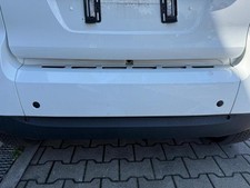 Smart Fortwo 451 Coupe original Stoßstange Stoßfänger hinten Mittelteil weiß BJ0