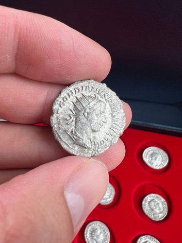 Ancient roman coin gordian - ancient,