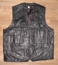 Herren- PVC LEDERWESTE / Weste