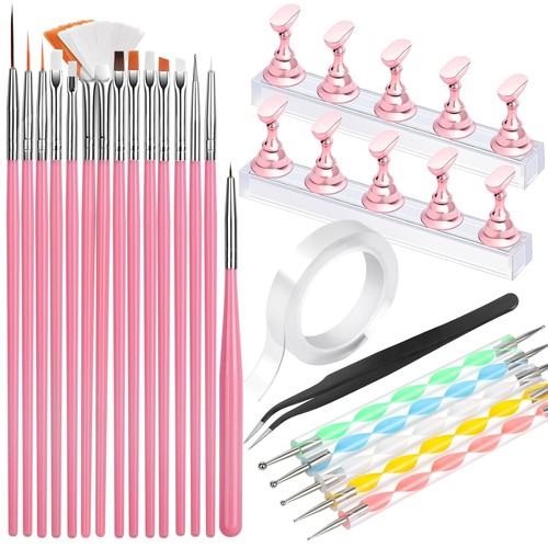 Nagel pinsel set nail art - nagel,