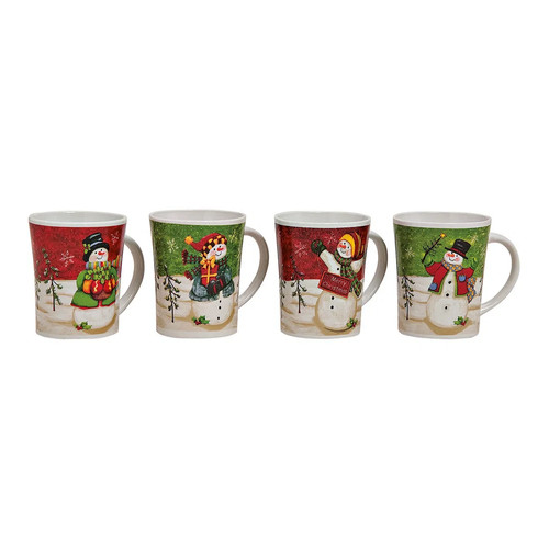 Kaffeebecher tasse schneemann - tasse,