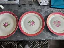 3 Porzellanteller Fortuna