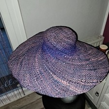 Damen Strohut,  Lila