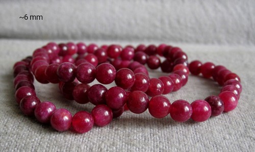 Armband aus tiefrotem turmalin - armband,
