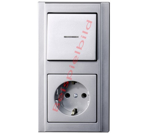 Jung a500 aluminium - aluminium, wippe