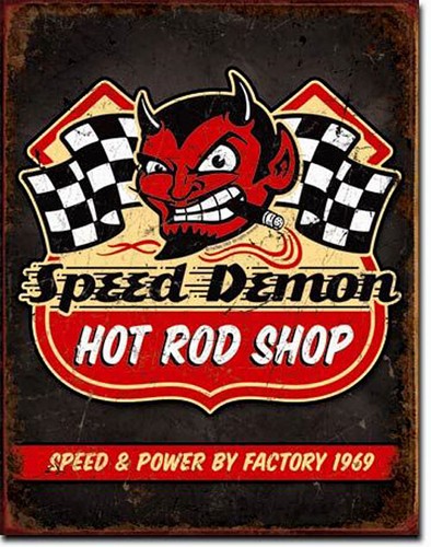 Hot rod schild 40 groß - schild, x