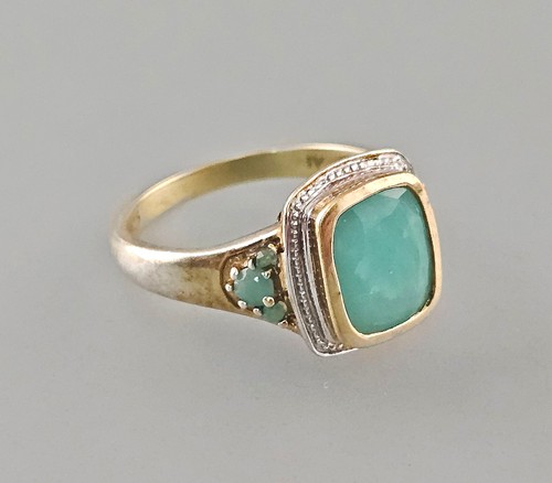 Ring jade 925er silber - 925er,