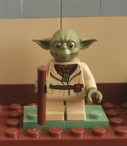 Lego minifigur star wars yoda - star,