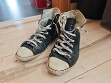 Extrem getragene Converse All Star Chuck Taylor Hi light Leder EU 42,5 Sammler