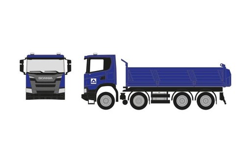 Herpa lkw scania xt17 - xt17, meiller