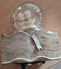 VINTAGE SPIELUHR MIT 2 ENGEL, STILLE NACHT,HEILIGE NACHT. MECHANISCHES LAUFWERK.