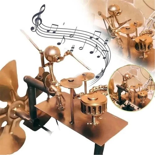 Handmade metal drummer - handmade,