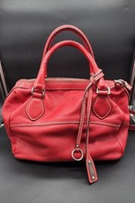 Abro Leder Handtasche Rot Umhängetasche Leder Schultertasche abro Ledertasche
