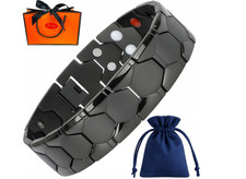 Herren Armband Schwarz Leder