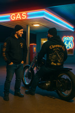 Choppers 'til You Die Hoodie XXL Biker Kapuzenjacke Skull Chopper