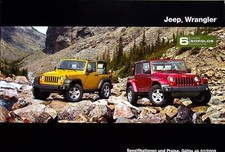 248826) Jeep Wrangler - Preisliste & Extras - Prospekt 01/2009