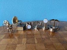 Grammophon uhr messing - uhr...,