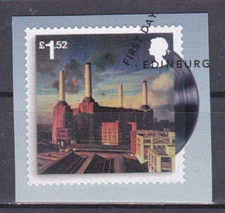 Briefmarke Stamp England High Value Musik Band Pink Floyd Plattencover D480