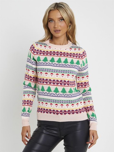 Damen weihnachtspullover pulli - damen,