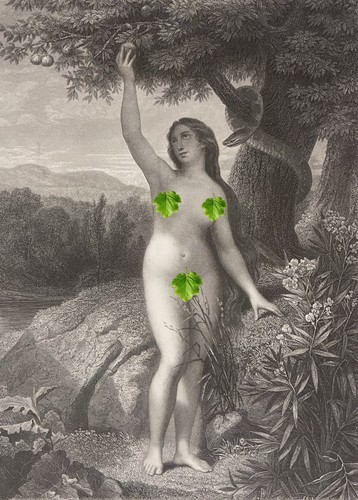 Eve pflückt den apfel gustave - eve,