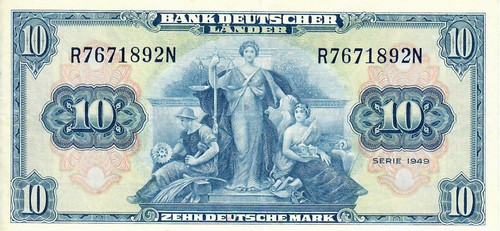 Banknote deutsche mark - banknote,