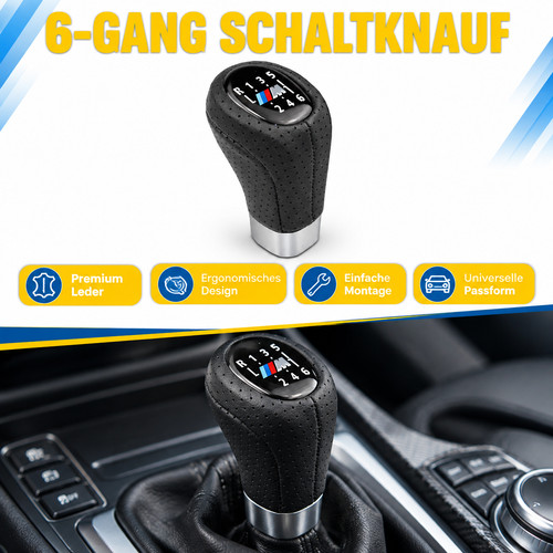 Leder schaltknauf gang für - schaltknauf,