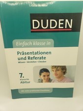 DUDEN: Präsentation und Referate - 7. Klasse bis Abitur: Wissen-Verstehe 1091598