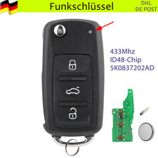 Klapp Funk Schlüssel Für VW