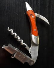 Holzgriff Kellnermesser Korkenzieher Kapselheber Folienschneider CILIO Legno