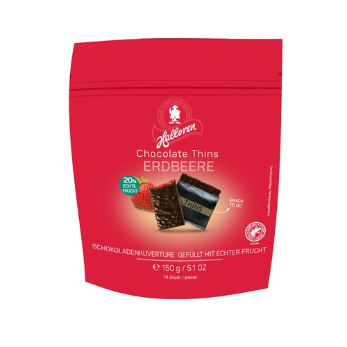 Halloren chocolate thins - halloren,
