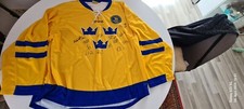 Schweden Eishockey Nationalmannschaft Trainingstrikot signiert #2