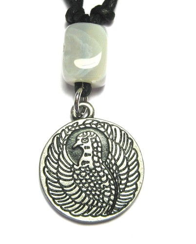 Zinn amulett drache phoenix - /,