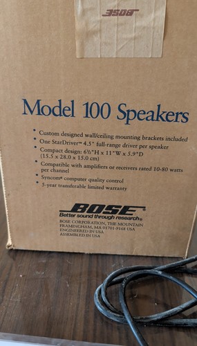 Bose modell 100 speakers - bose,
