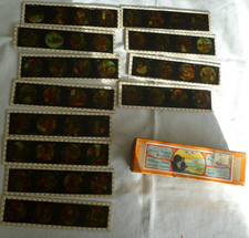 alte Glasbilder  koloriert