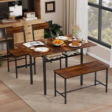 4-teilige Esstisch Set