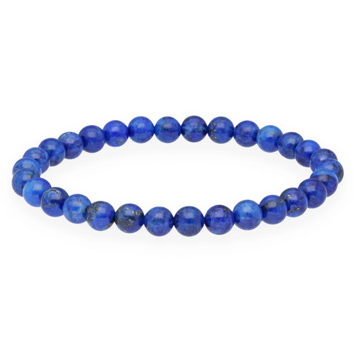 Lapislazuli kugelarmband 6mm - kugelarmband, |
