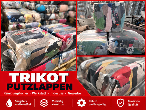 Putzlappen trikot bunt - 10,