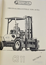 AUSA Original Ersatzteilbuch - Geländestapler CE11 - Deutsch