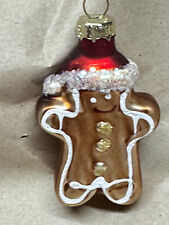 Weihnachtsschmuck Christbaumschmuck Weihnachtsmann Kugel Lebkuchen Mann Glas