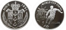 Niue dollars 1991 world - dollars,
